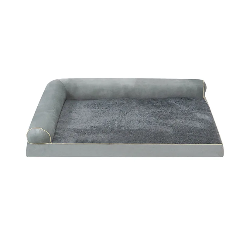 Cama para mascotas de terciopelo de cristal