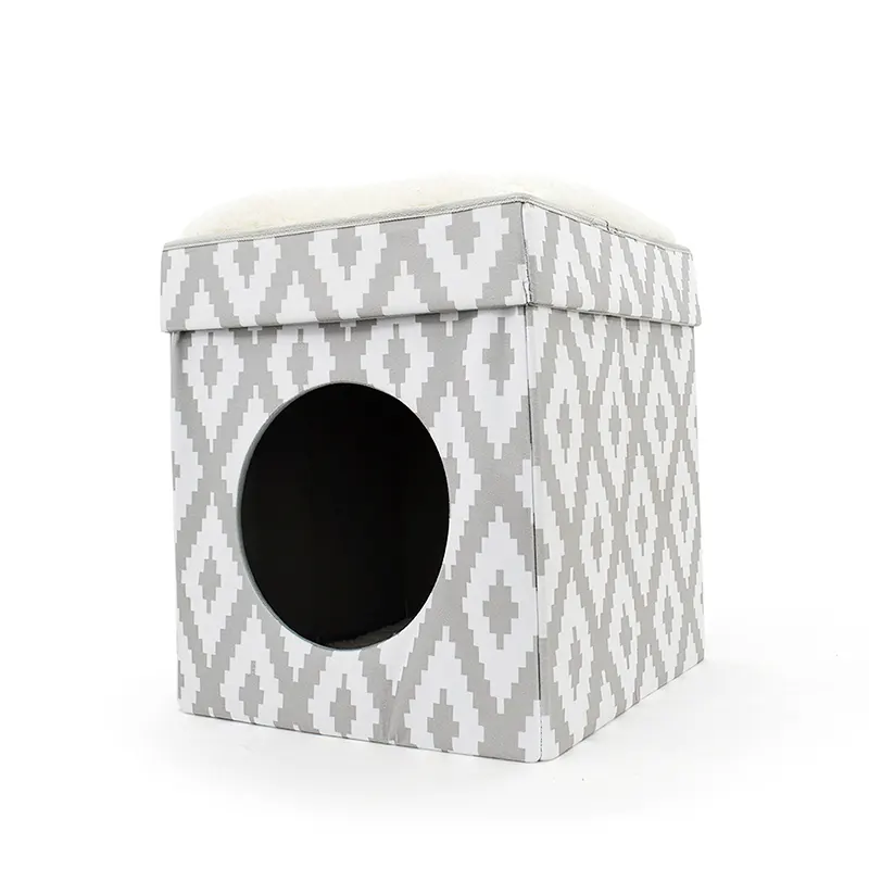 Árbol para gatos plegable con condominio para gatos integrado