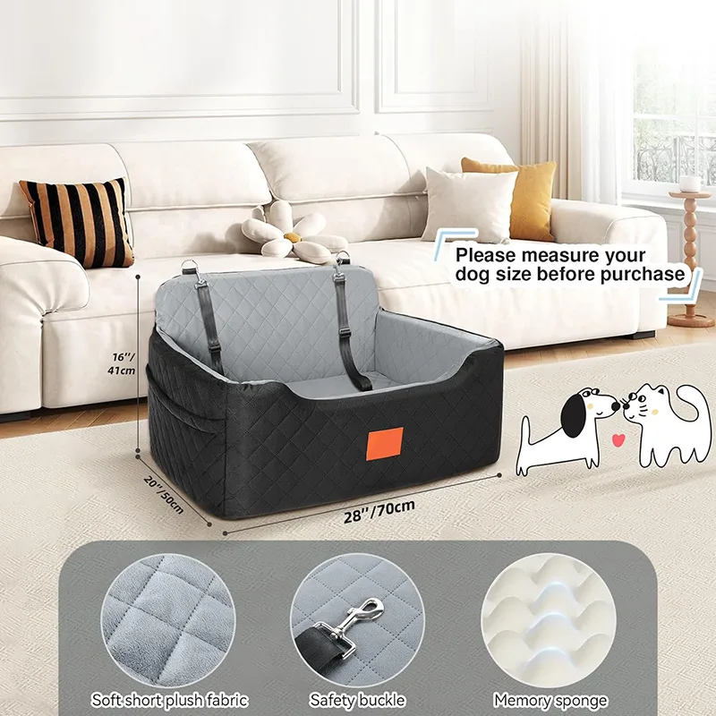 Rear Seat Car Pet Bed