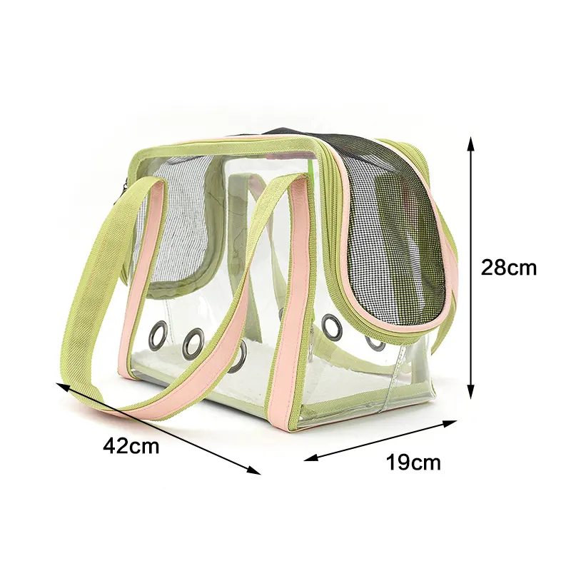 Windowed Shoulder Pet Carrier Bag