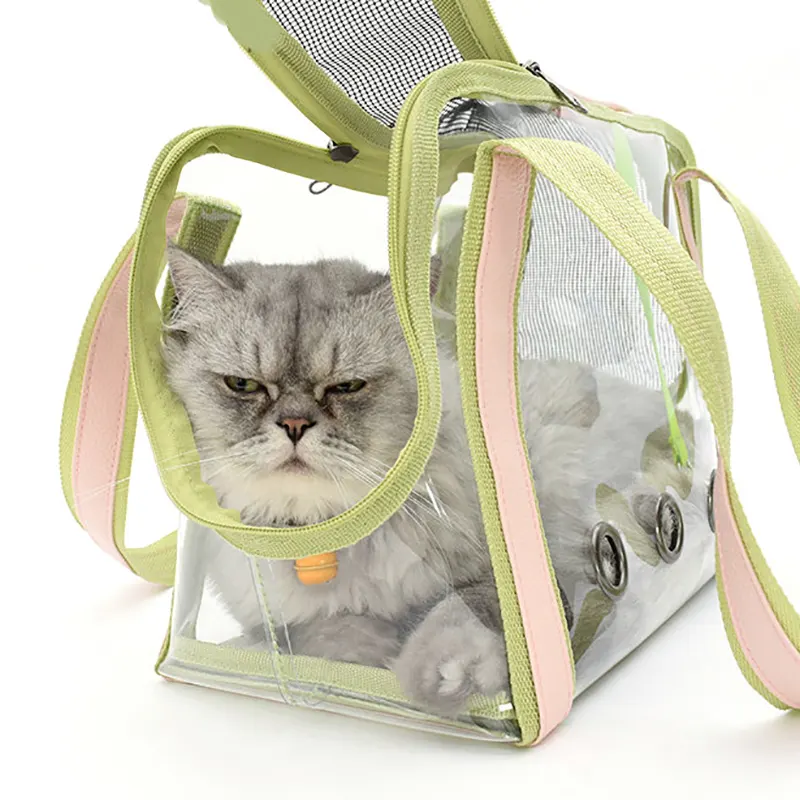 Bolsa de transporte para mascotas con hombro con ventana